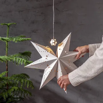 Guirlande lumineuse Lighty, source lumineuse pour étoile de l'Avent - Balle blanche - Star Trading