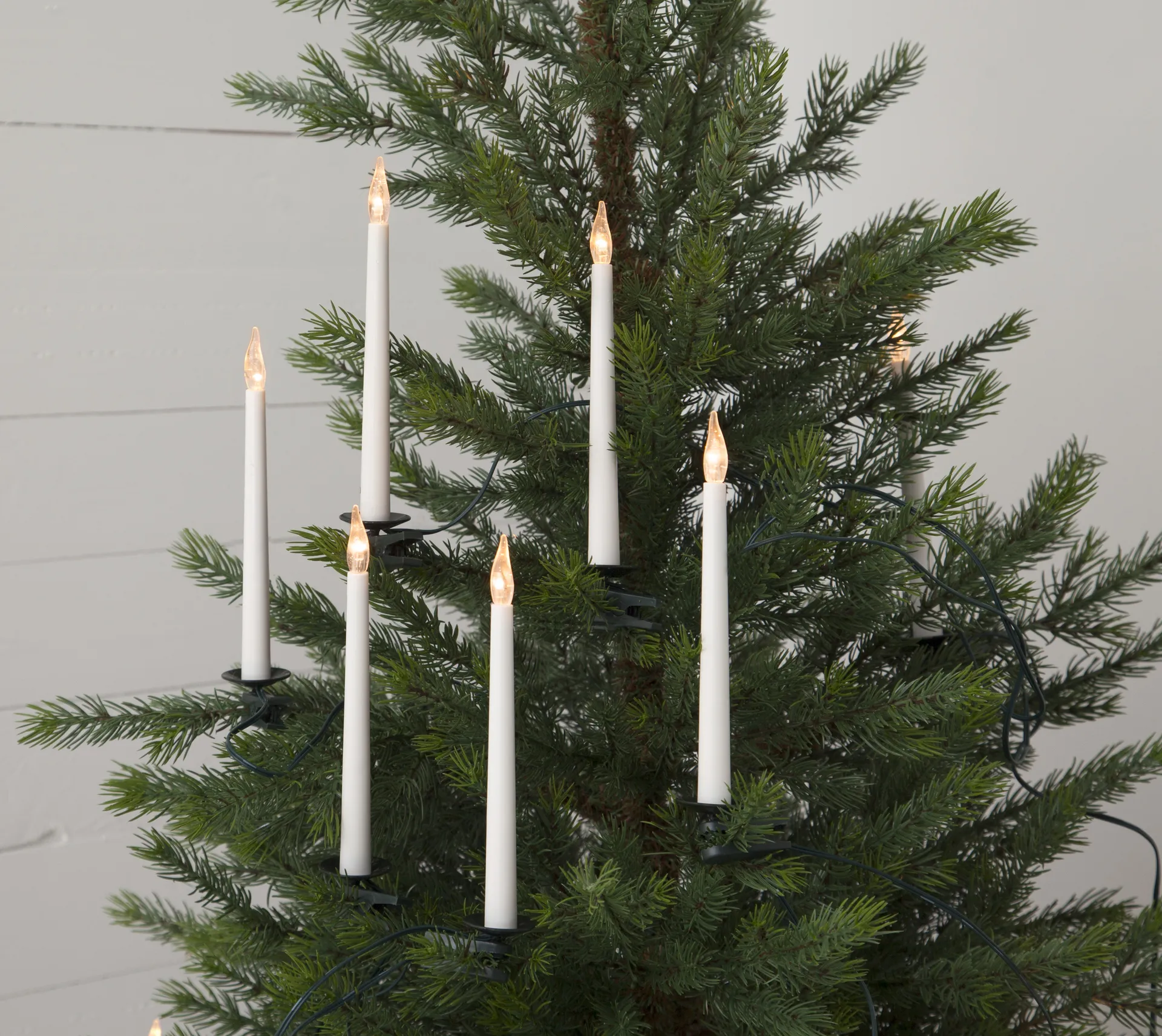 Guirlande lumineuse pour sapin de Noël SlimLine 16 lampes, Blanc Star Trading