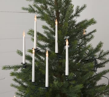 Guirlande lumineuse pour sapin de Noël SlimLine 16 lampes - Blanc - Star Trading