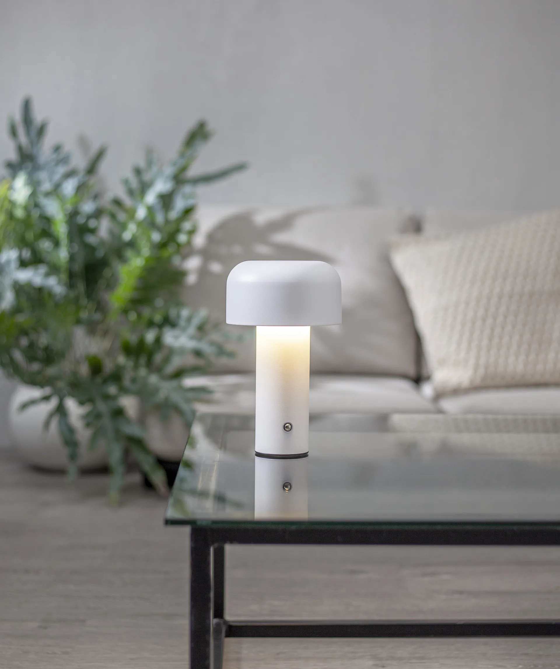 Lampe de table portable Bobby, Blanc Star Trading