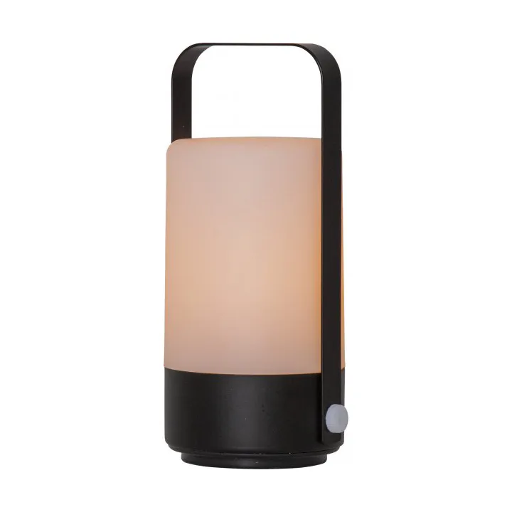 Lampe Flame 19 cm, Noir Star Trading