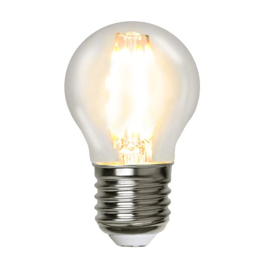 Star Trading E27 G45 LED filament clear - 4,5 cm, 2700K - Star Trading