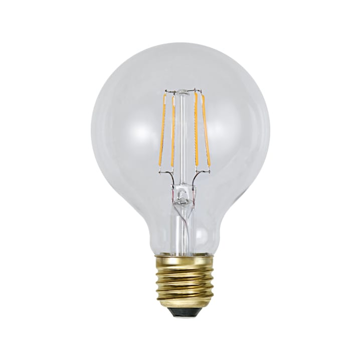 Ampoule LED dimmable, globe 95 opale, 9 watt, culot e27, blanc chaud