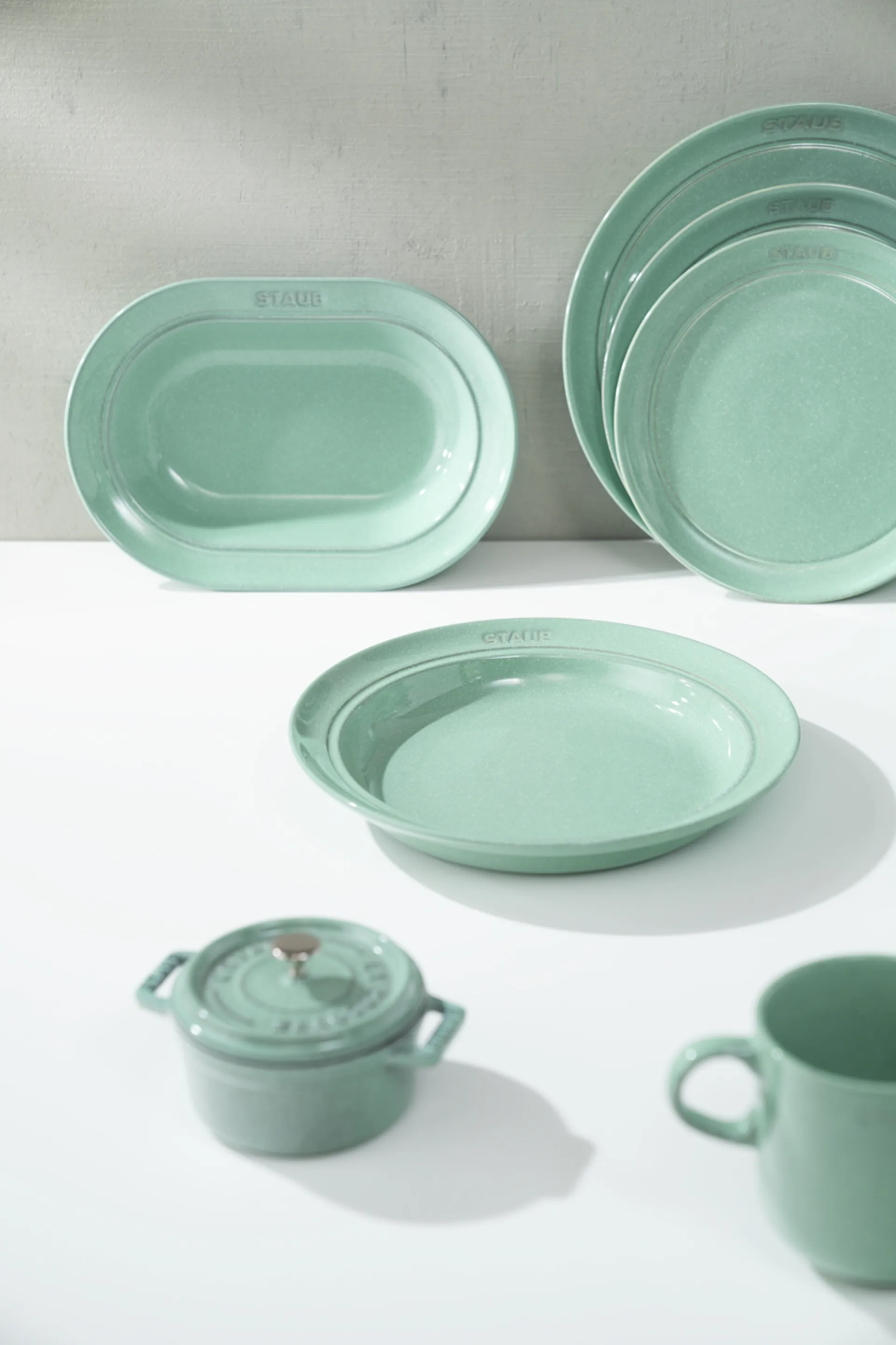 Assiette creuse Staub Ø 24 cm, Sauge STAUB