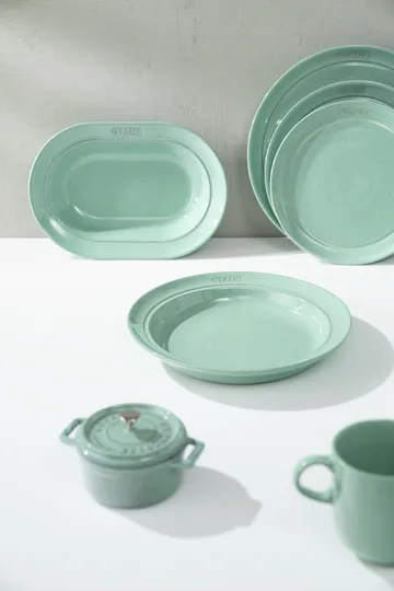 Assiette creuse Staub Ø 24 cm - Sauge - STAUB