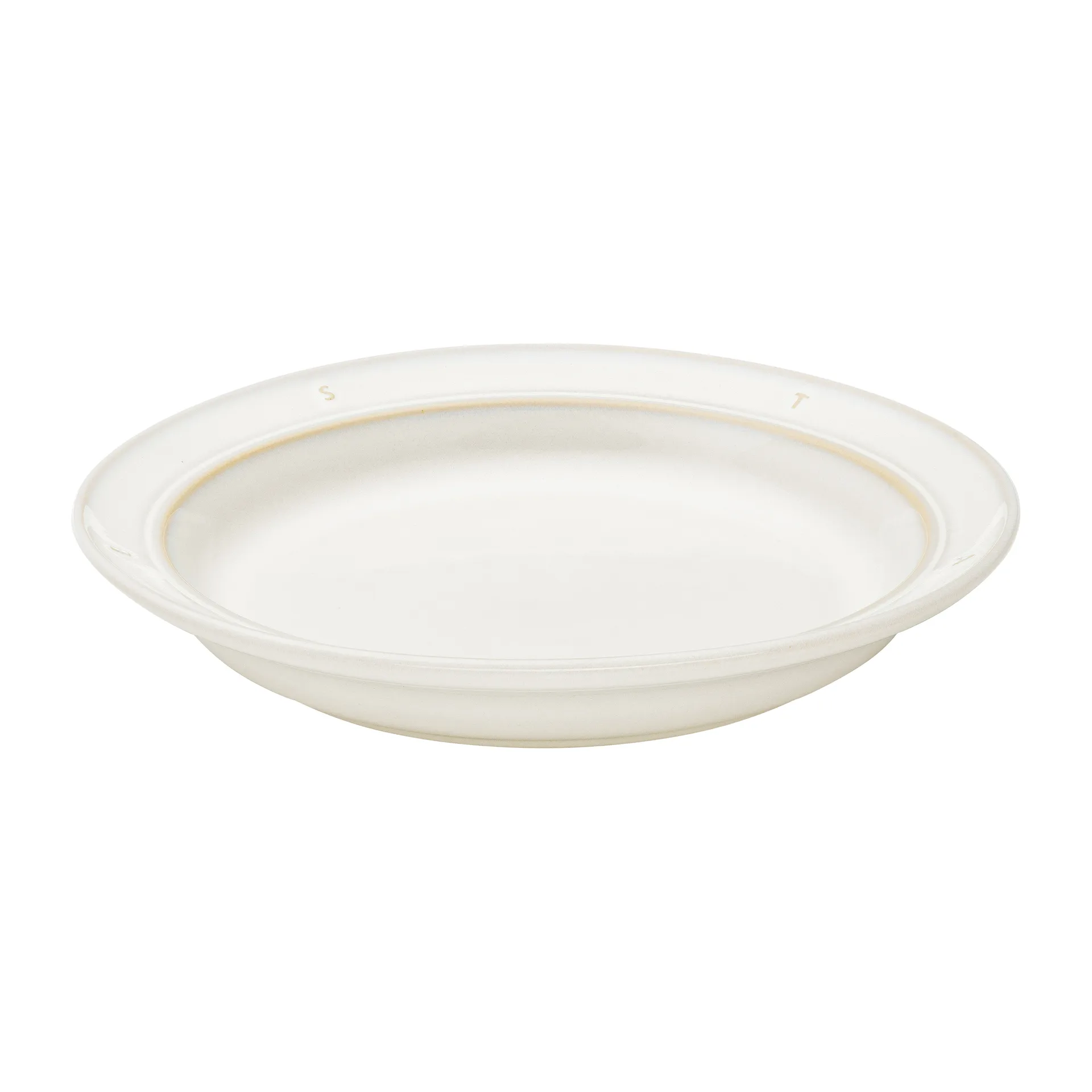 Assiette creuse Staub Boussole Ø24 cm, Off white STAUB
