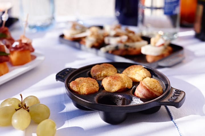 Assiette escargot Staub fonte Ø14 cm, Noir STAUB