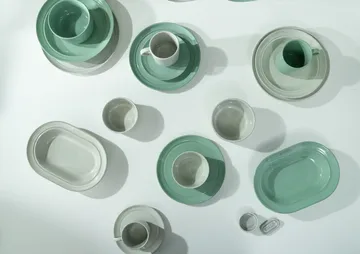 Assiette ovale Staub 25 cm - Sauge - STAUB