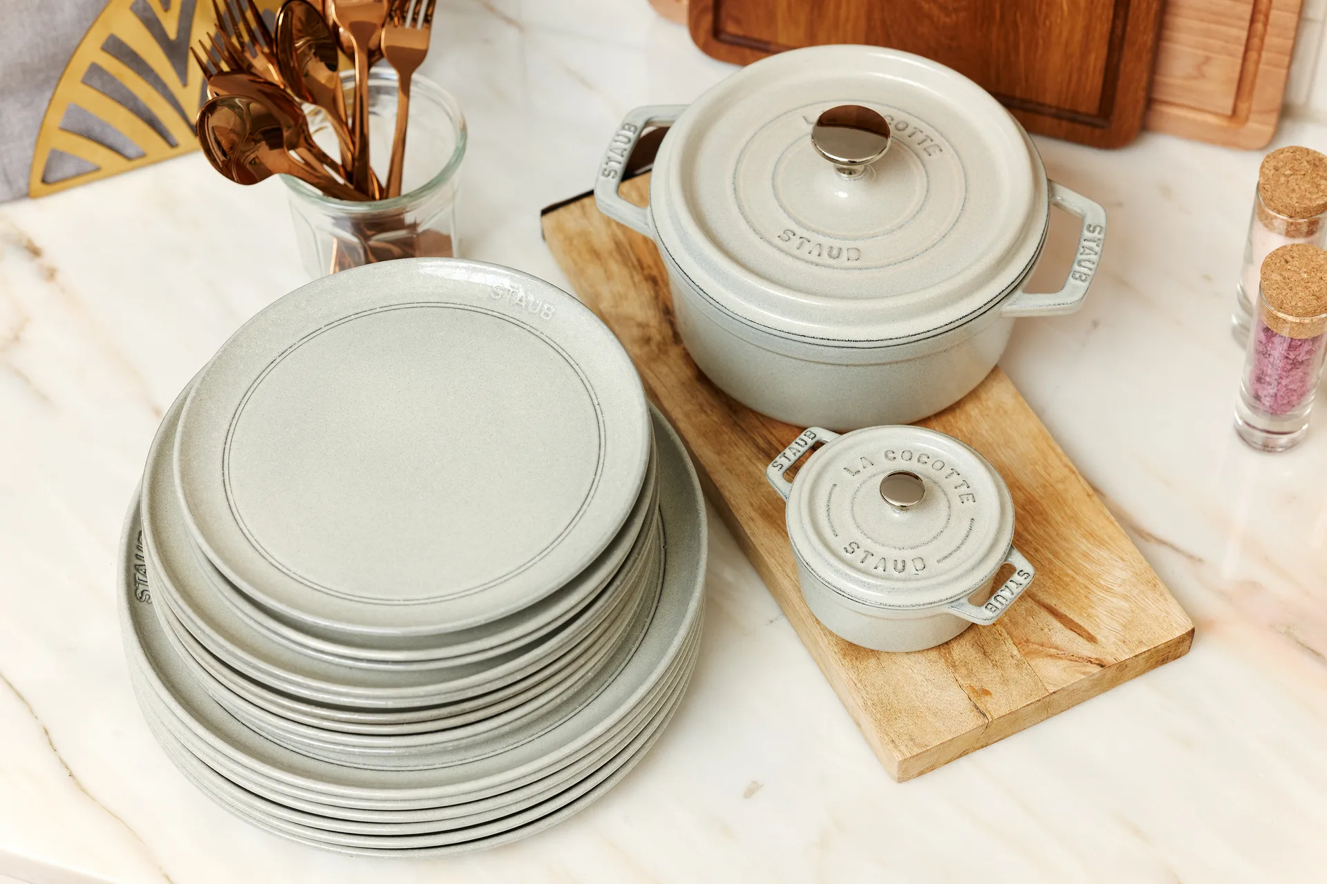 Assiette Staub New White Truffle, Ø22 cm STAUB