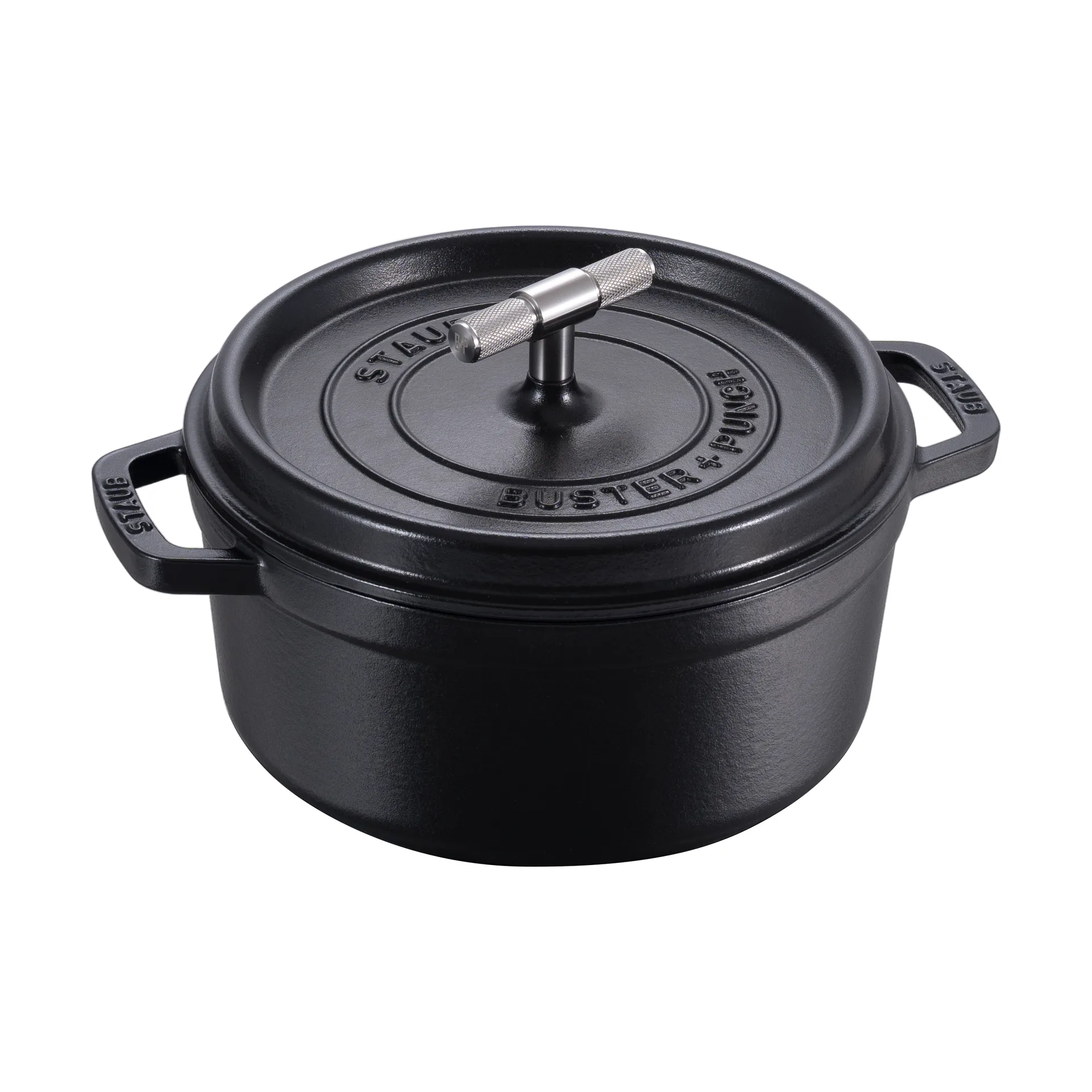 Casserole en fonte avec acier inoxydable Buster & Punch, 3,7 L STAUB