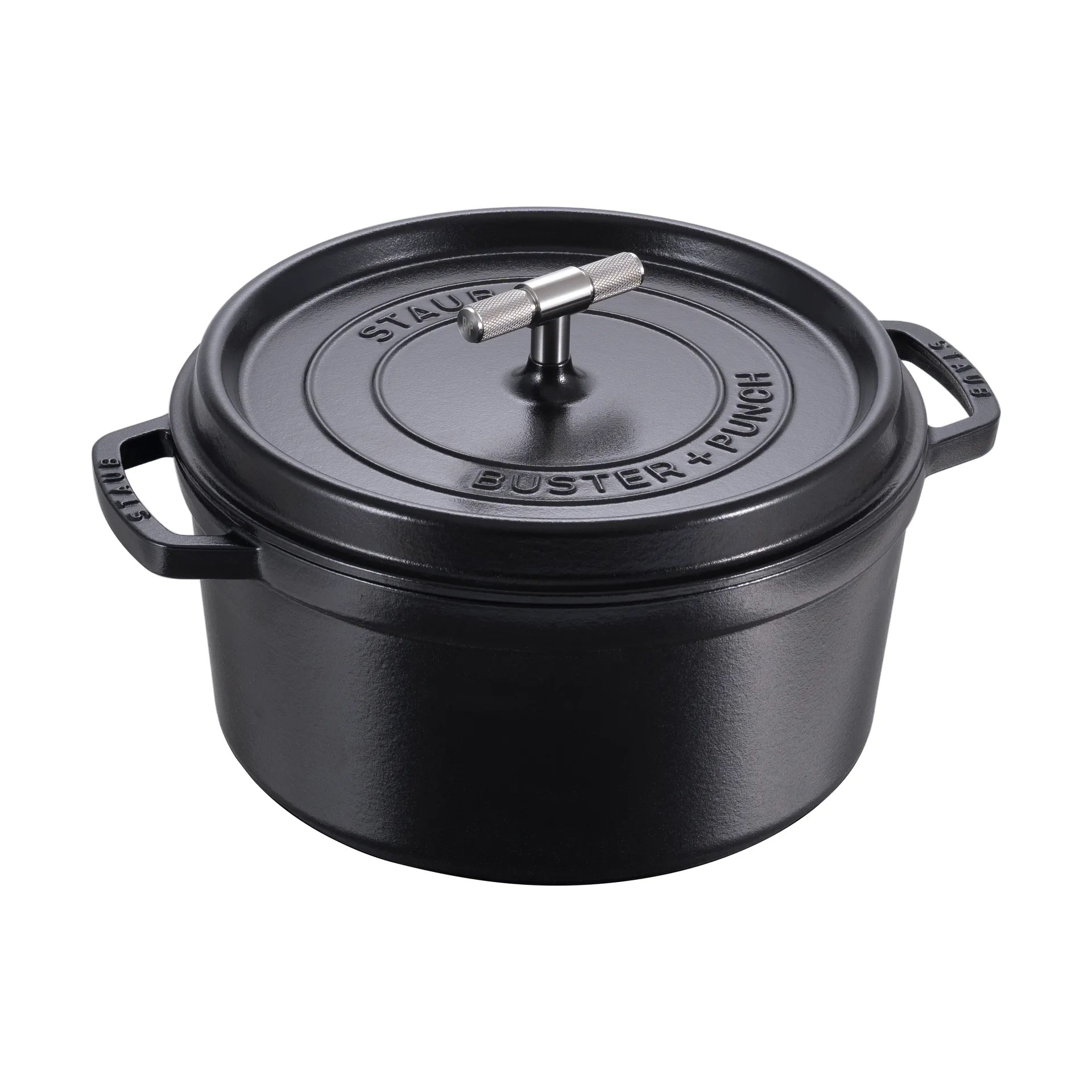Casserole en fonte avec acier inoxydable Buster & Punch, 6,75 L STAUB