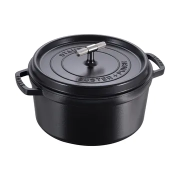 Casserole en fonte avec acier inoxydable Buster & Punch - 6,75 L - STAUB