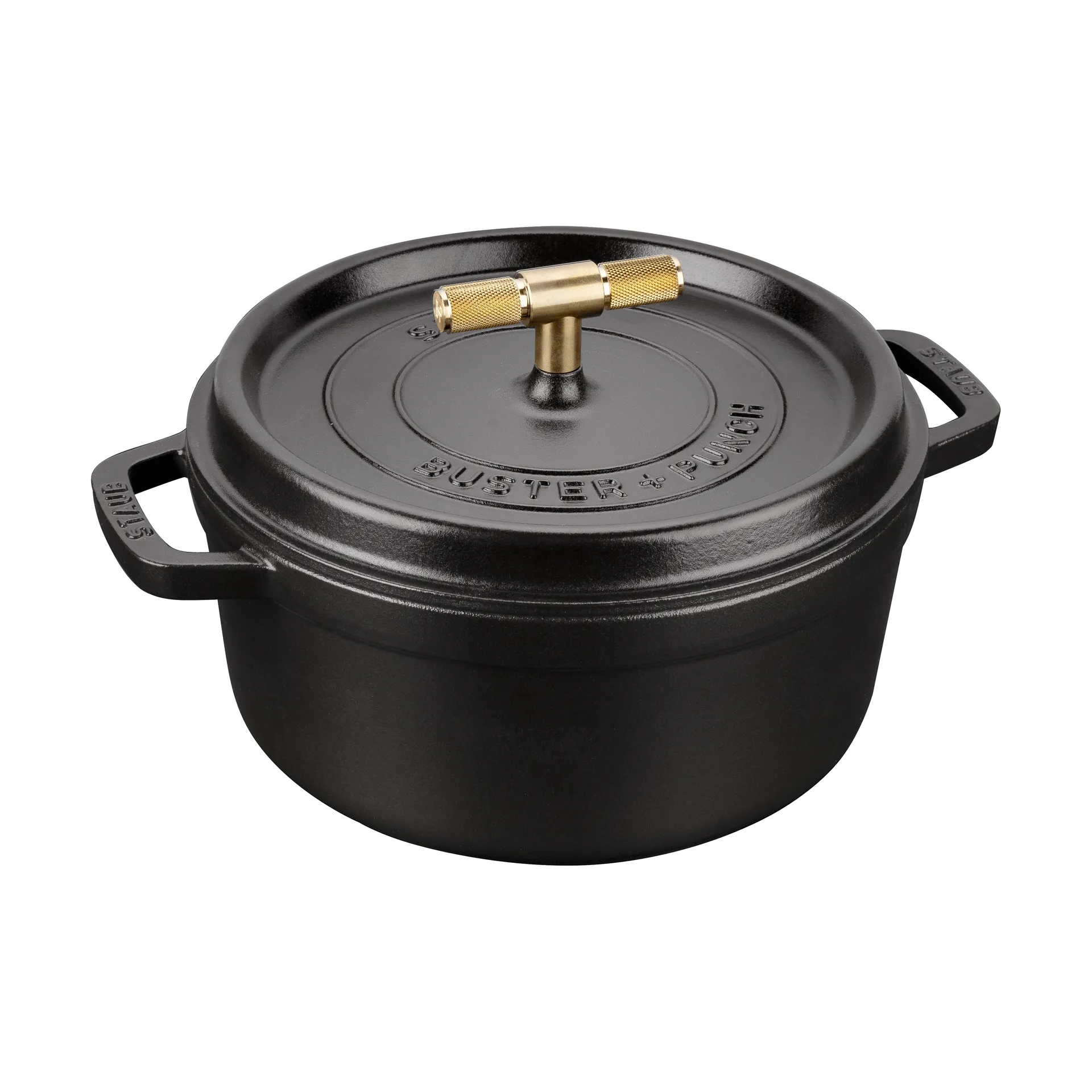 Casserole en fonte avec laiton Buster & Punch, 3,8 L STAUB