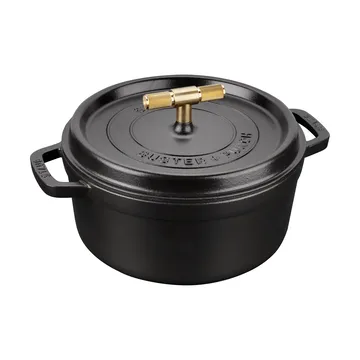 Casserole en fonte avec laiton Buster & Punch - 3,8 L - STAUB