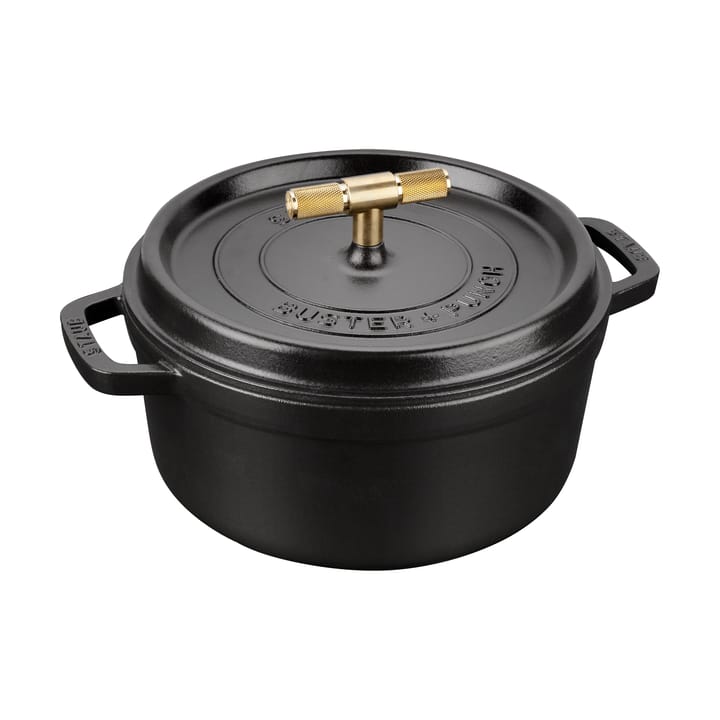 Casserole en fonte avec laiton Buster & Punch - 3,8 L - STAUB