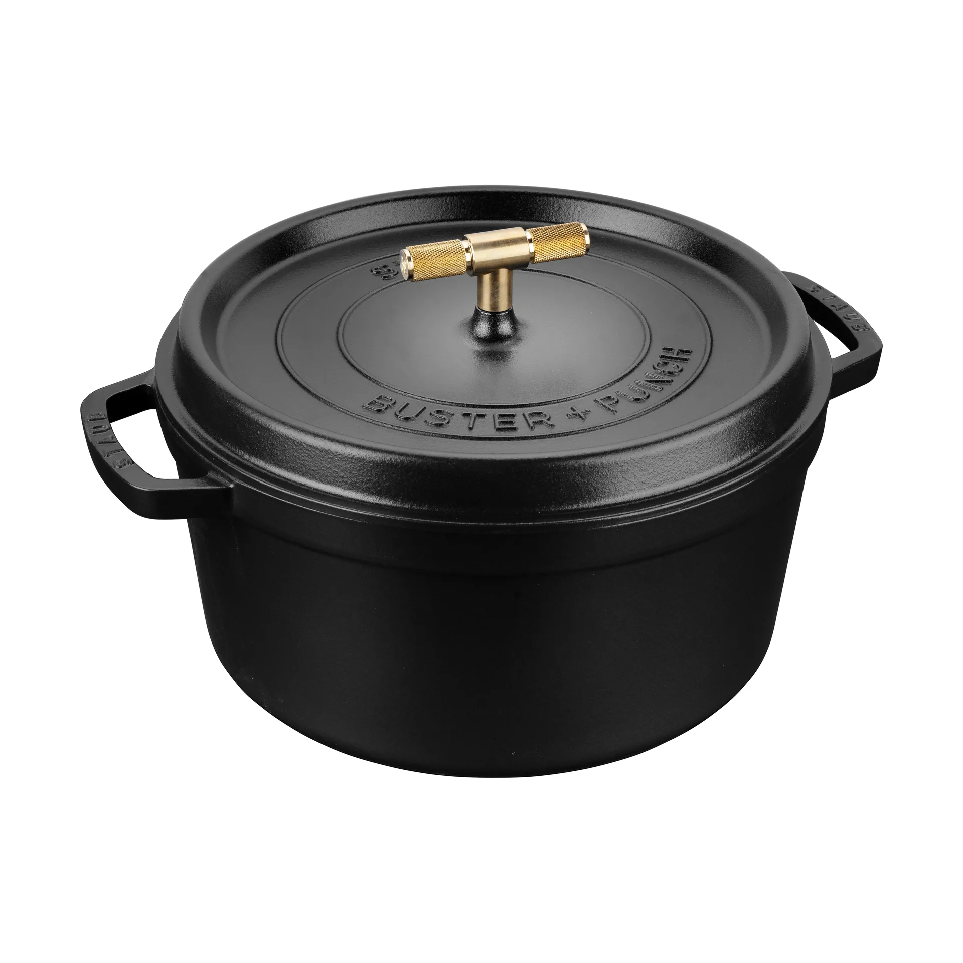 Casserole en fonte avec laiton Buster & Punch, 6,75 L STAUB