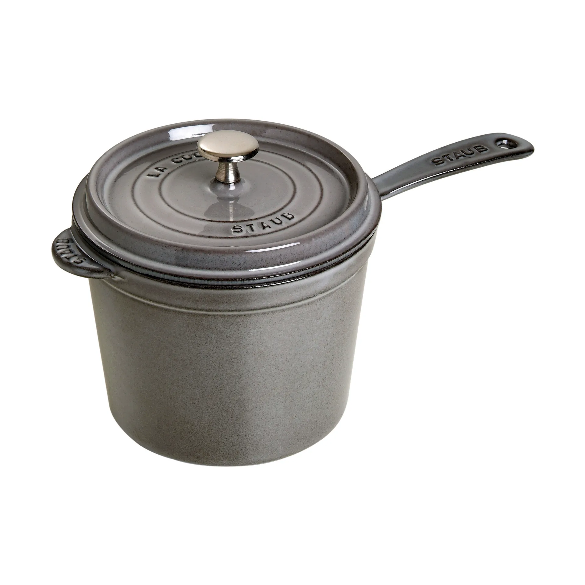 Casserole haute La Cocotte Staub gris graphite, 2,8 L STAUB