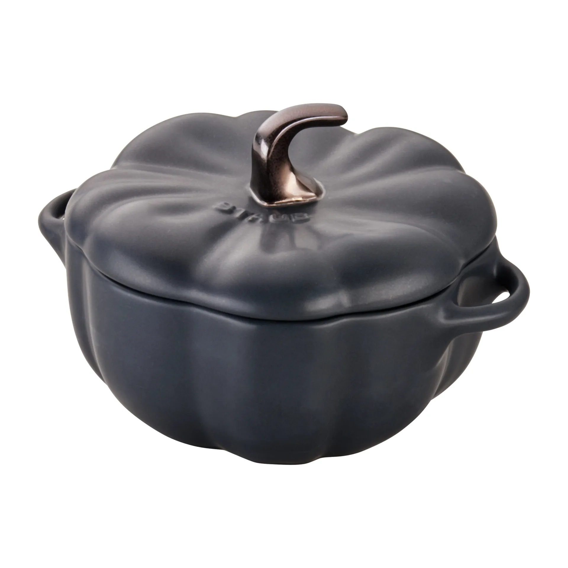 Cocotte citrouille en grès noir Staub, 0,47 L STAUB