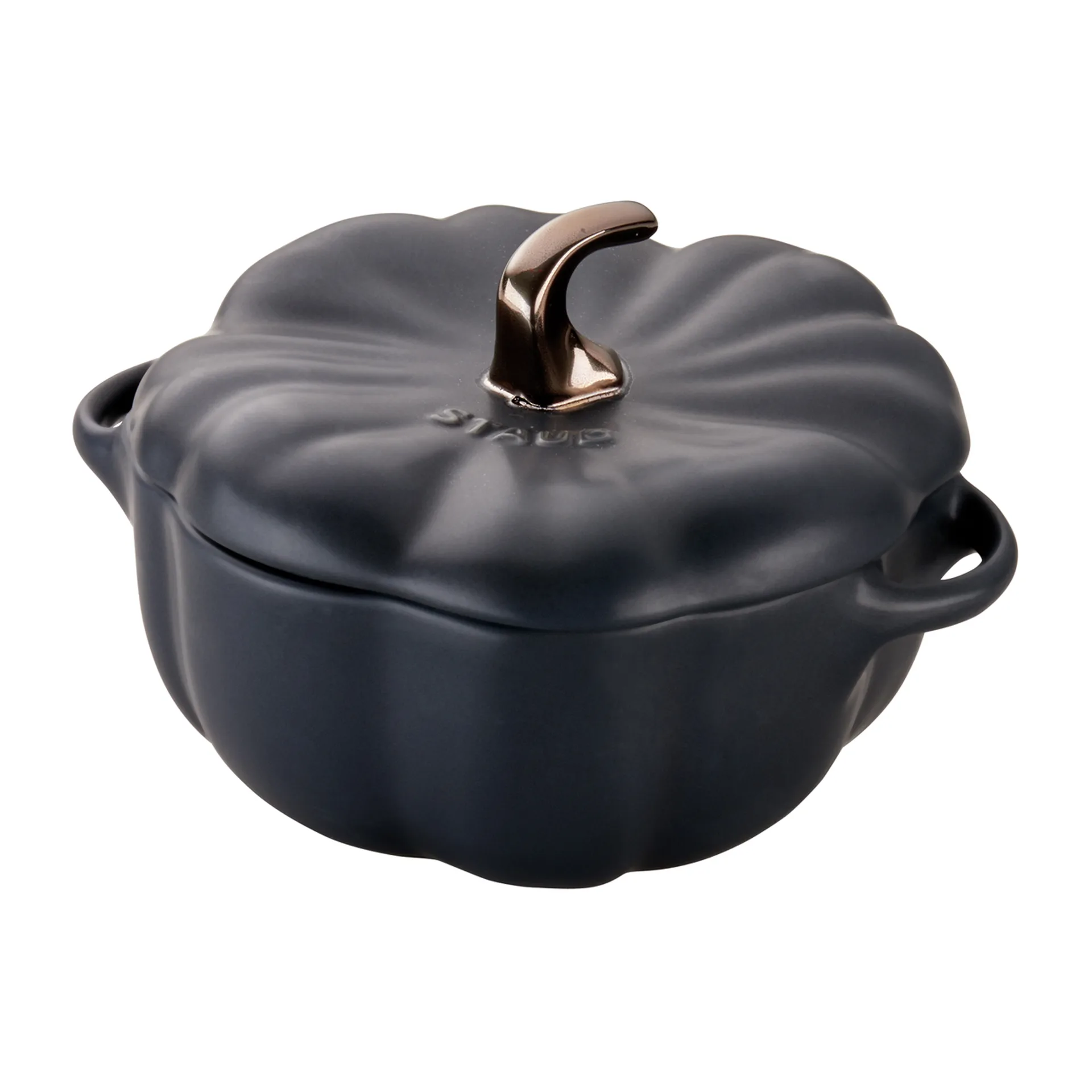 Cocotte citrouille en grès noir Staub, 0,7 L STAUB