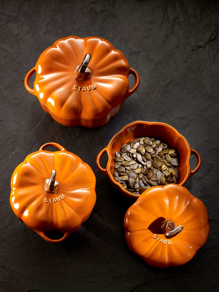 Cocotte citrouille Staub en grès, 0,47 l Cannelle STAUB