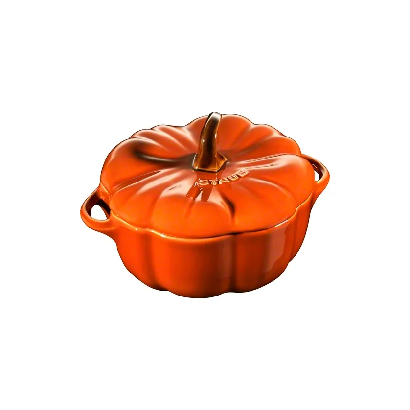 Cocotte citrouille Staub en grès, 0,7 l cannelle STAUB