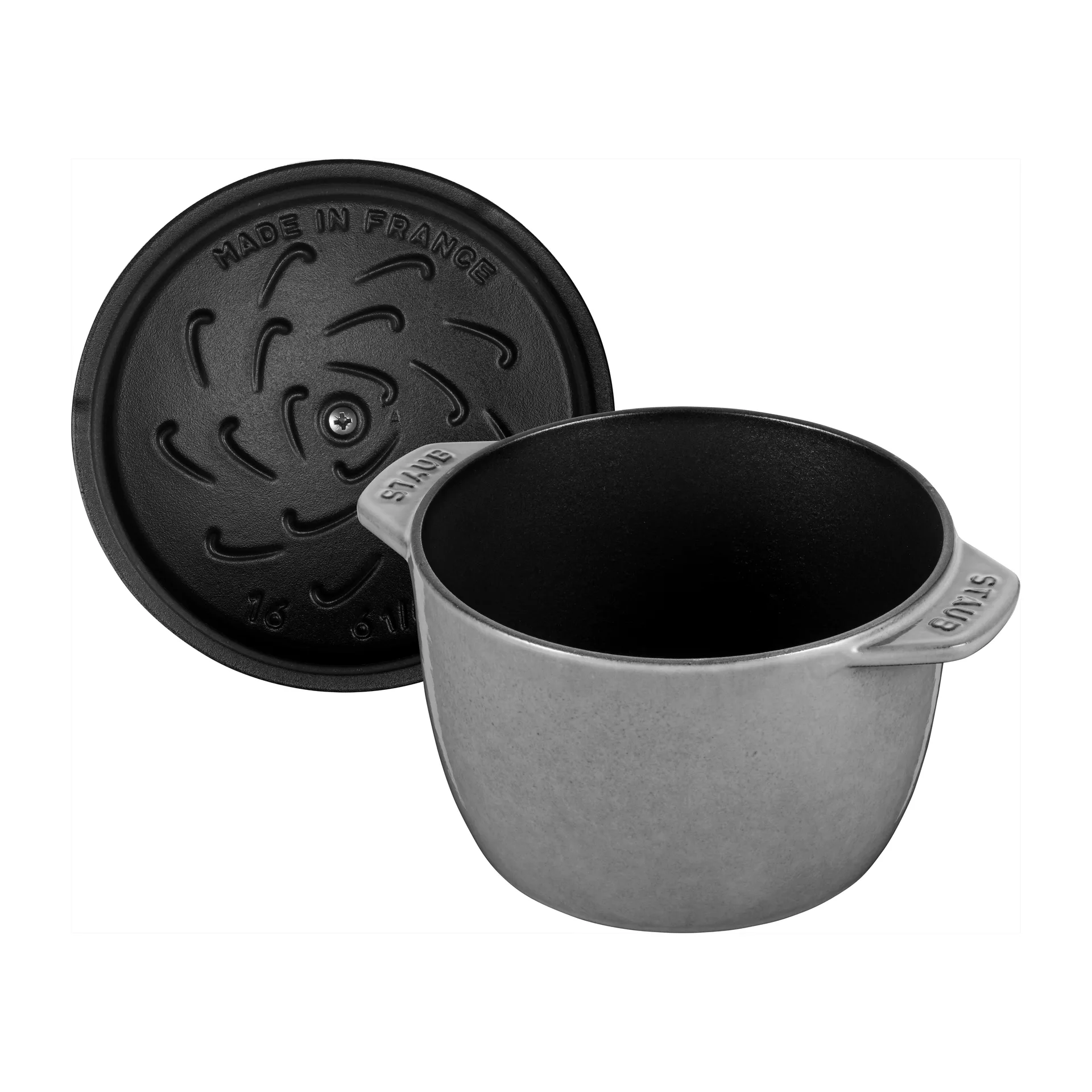 Cocotte en fonte Rice 1,6 L, Gris STAUB