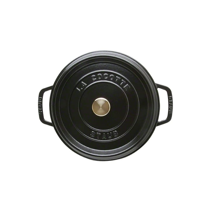 Cocotte en fonte ronde Staub 3,8 l - noir - STAUB