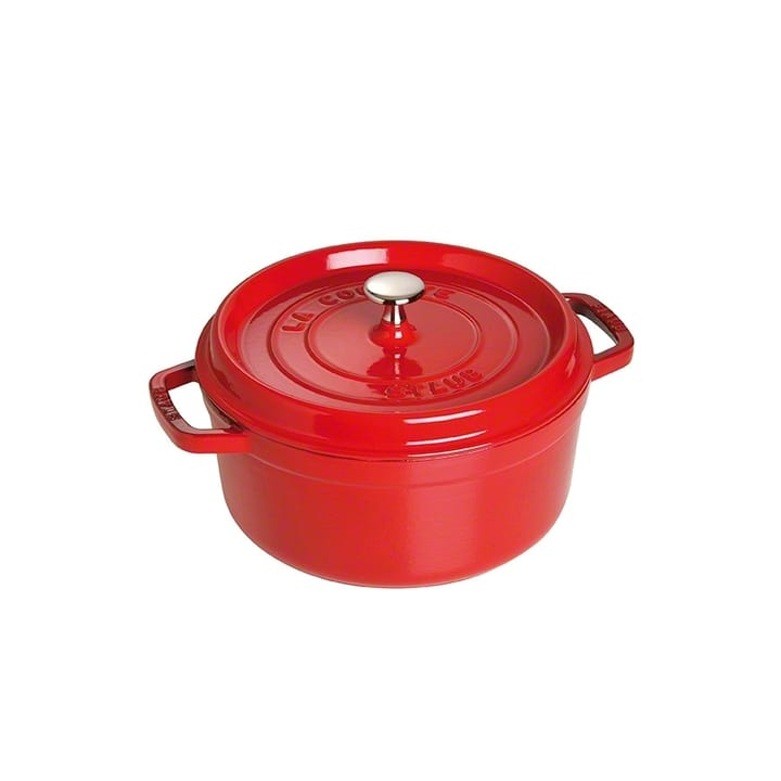 Cocotte en fonte ronde Staub 3,8 l - rouge - STAUB