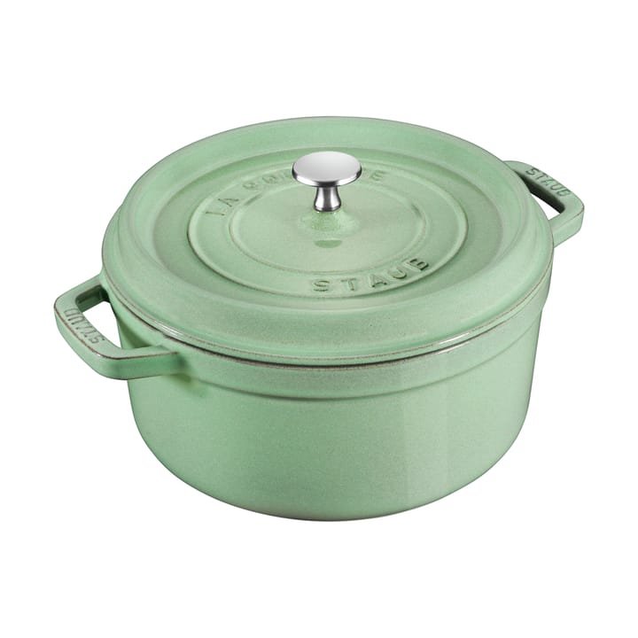 Cocotte en fonte ronde Staub 3,8 l - Sauge - STAUB