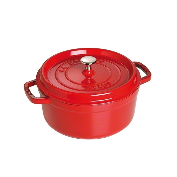 Cocotte en fonte ronde Staub 5,2 l - rouge - STAUB