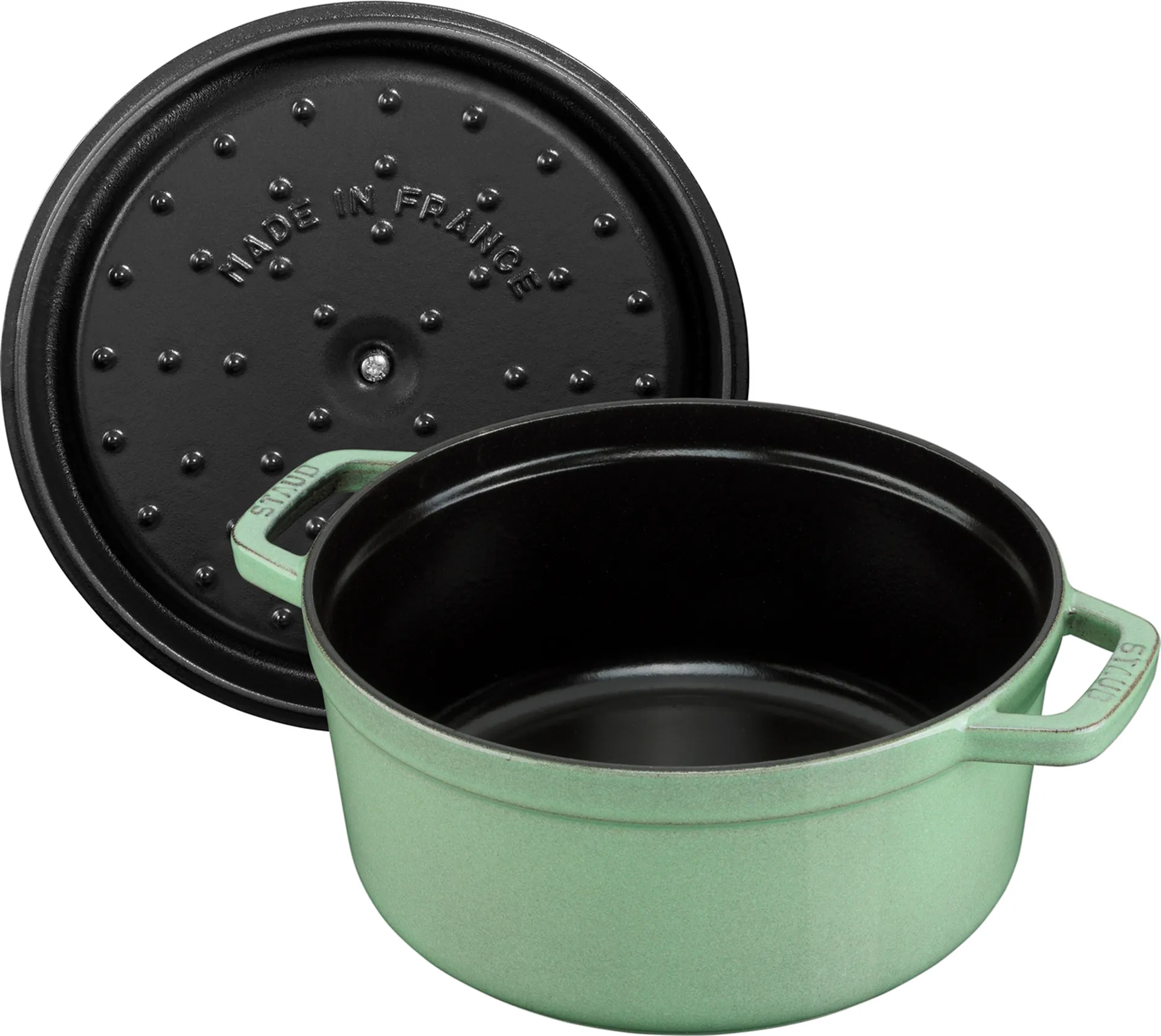 Cocotte en fonte ronde Staub 5,2 l, Sauge STAUB