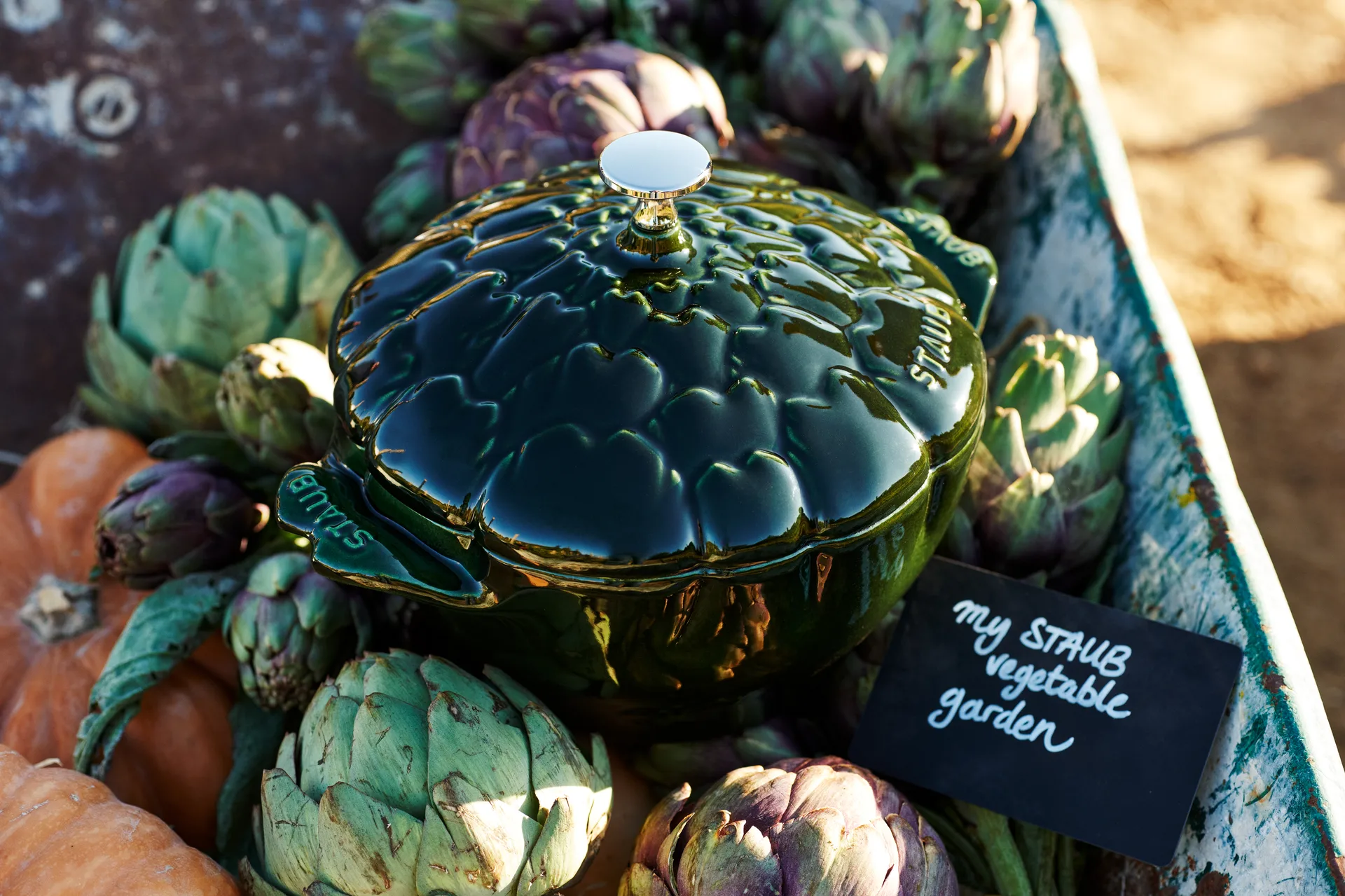 Cocotte La Cocotte Staub artichaut 3 L, Basilic vert STAUB