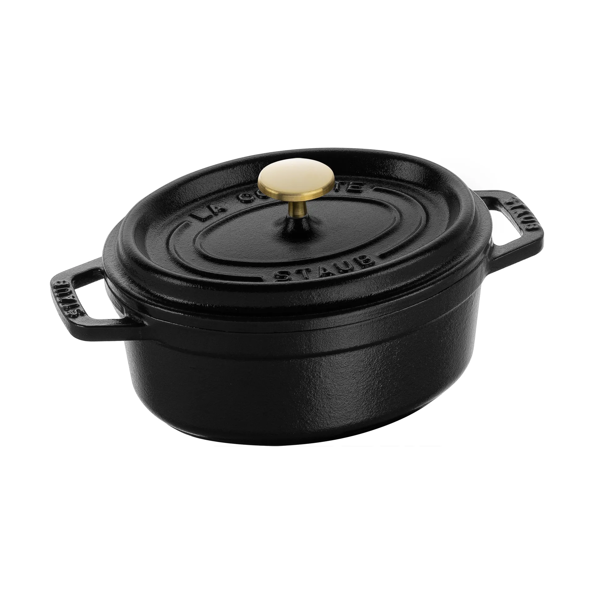 Cocotte ovale La Cocotte Staub 0,6 L, Noir STAUB