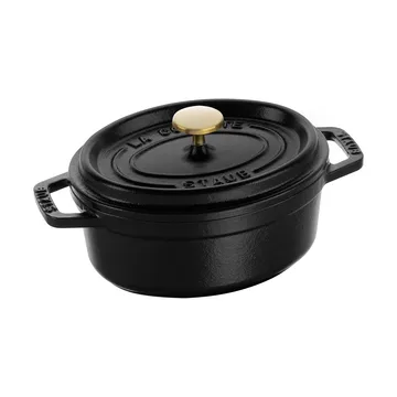 Cocotte ovale La Cocotte Staub 0,6 L - Noir - STAUB