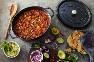 Cocotte ovale La Cocotte Staub fonte 1 L - Noir - STAUB