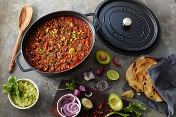 Cocotte ovale La Cocotte Staub fonte 3,2 L - Noir - STAUB