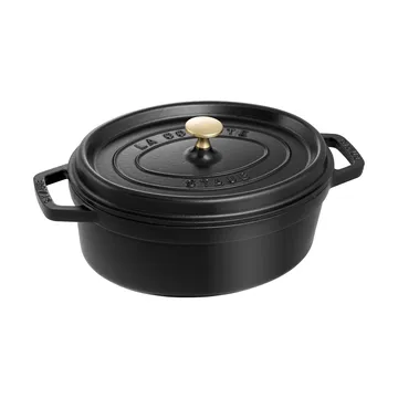 Cocotte ovale La Cocotte Staub fonte 5,5 L - Noir - STAUB