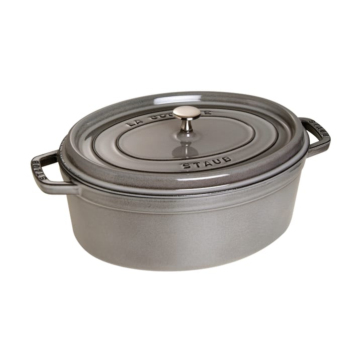 Cocotte ovale La Cocotte Staub fonte 6,7 L - Gris graphite - STAUB
