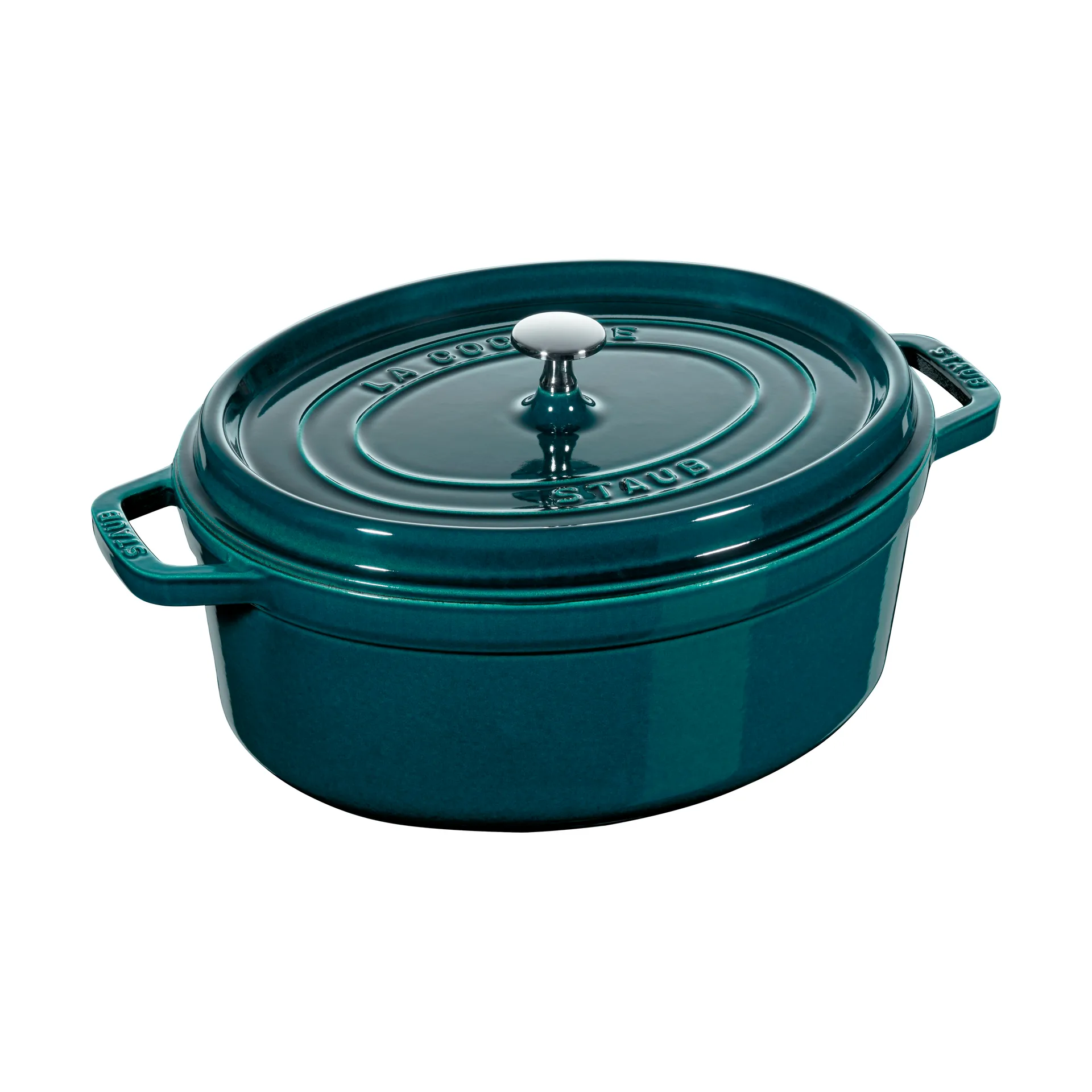 Cocotte ovale La Cocotte Staub fonte 6,7 L, La Mer STAUB