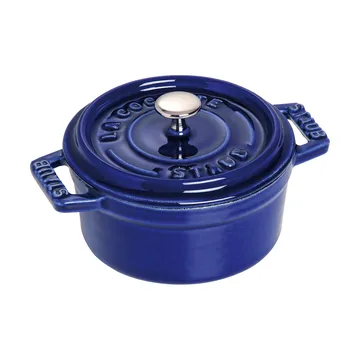 Cocotte ronde La Cocotte Staub fonte 0,25 L - Bleu foncé - STAUB