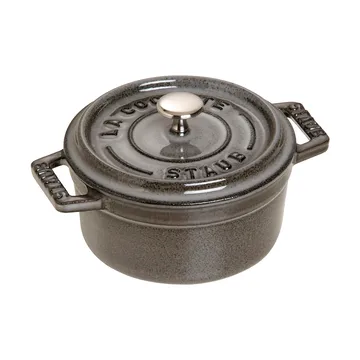 Cocotte ronde La Cocotte Staub fonte 0,25 L - Gris graphite - STAUB