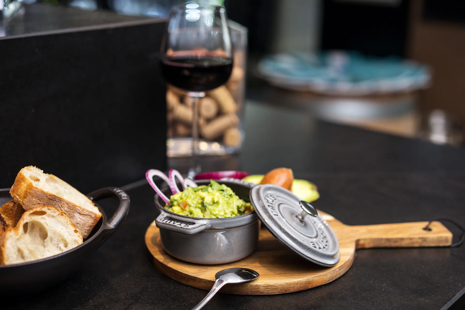 Cocotte ronde La Cocotte Staub fonte 0,25 L, Gris graphite STAUB