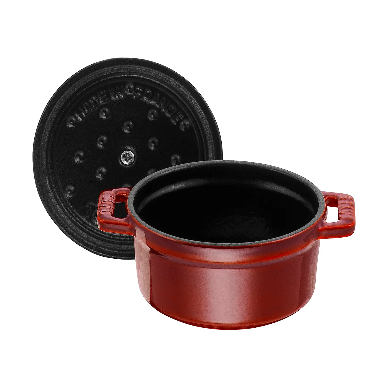 Cocotte ronde La Cocotte Staub fonte 0,25 L, Rouge grenadine STAUB