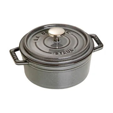 Cocotte ronde La Cocotte Staub fonte 0,4 L - Gris graphite - STAUB