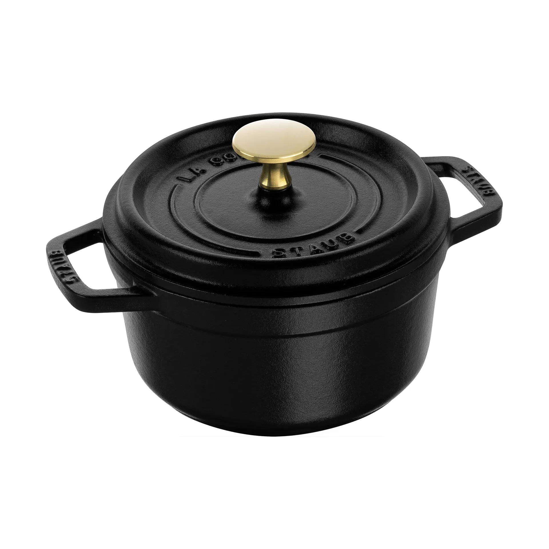 Cocotte ronde La Cocotte Staub fonte 1,2 L, Noir STAUB