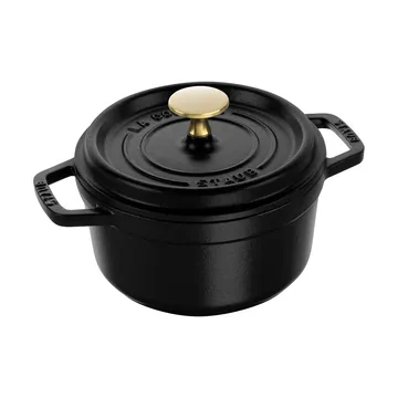 Cocotte ronde La Cocotte Staub fonte 1,2 L - Noir - STAUB