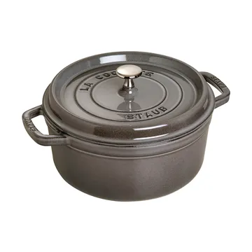 Cocotte ronde La Cocotte Staub fonte 1,7 L - Gris graphite - STAUB