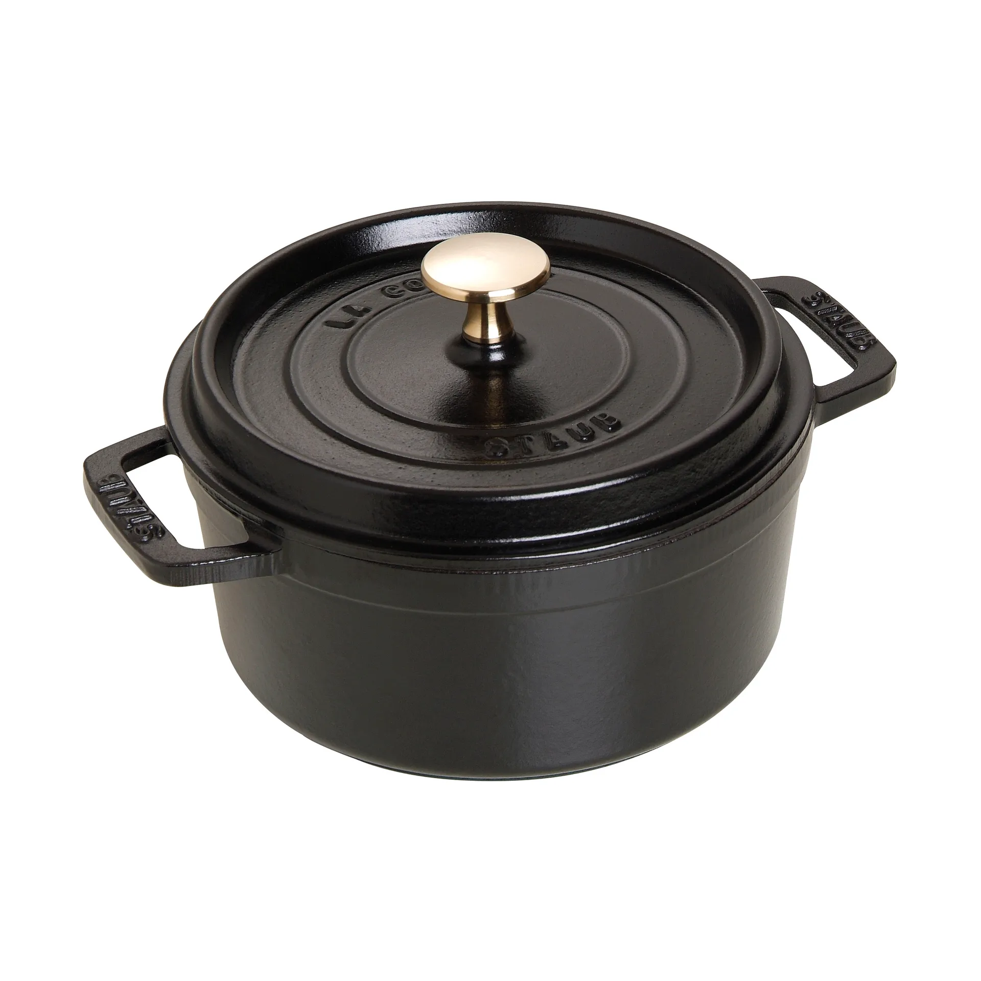 Cocotte ronde La Cocotte Staub fonte 1,7 L, Noir STAUB