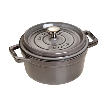 Cocotte ronde La Cocotte Staub fonte 2,2 L - Gris graphite - STAUB