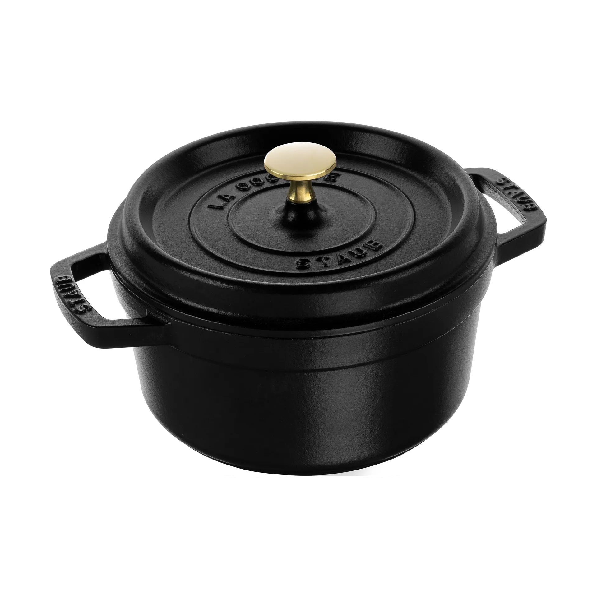 Cocotte ronde La Cocotte Staub fonte 2,2 L, Noir STAUB